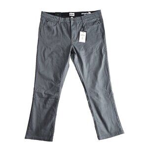 DKNY Men's Ultimate Stretch Pants Stanton Slim Fit 39x30 Gray D1 NWT